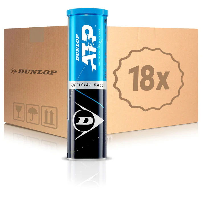 Caja De Pelotas Dunlop Atp x4 18 Und.