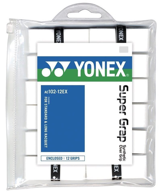 Overgrips Yonex Supergrap X12 Blanco