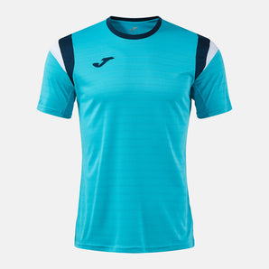 Camiseta Joma manga corta hombre Terra turquesa flúor dark navy