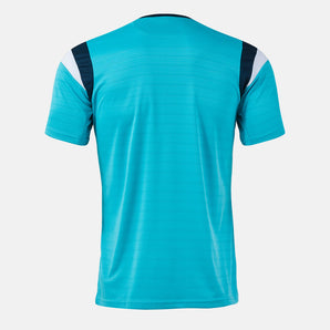 Camiseta Joma manga corta hombre Terra turquesa flúor dark navy