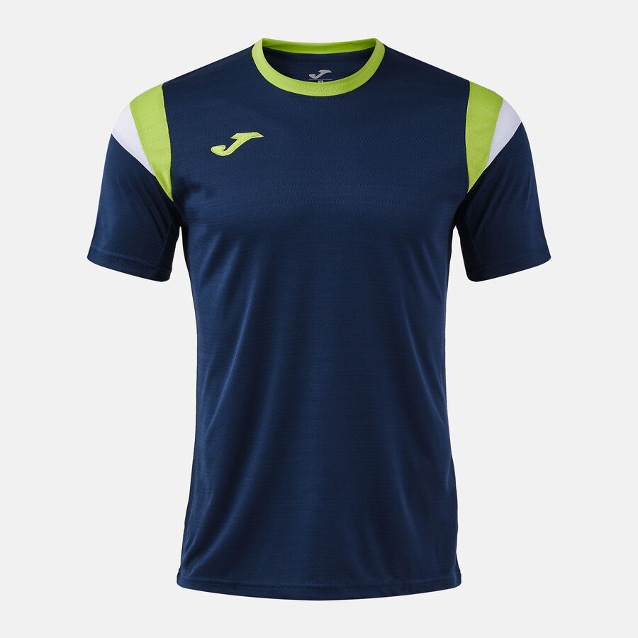 Camiseta Joma manga corta hombre Terra dark navy lima - S