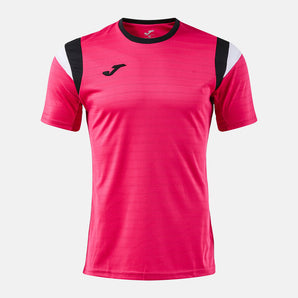 Camiseta Joma manga corta hombre Terra fucsia negro