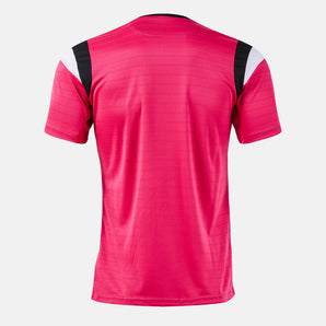 Camiseta Joma manga corta hombre Terra fucsia negro