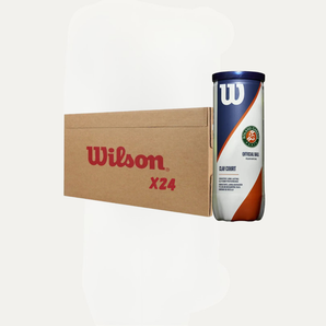 Caja De Pelotas Wilson Roland Garros Clay x3 24 Und.