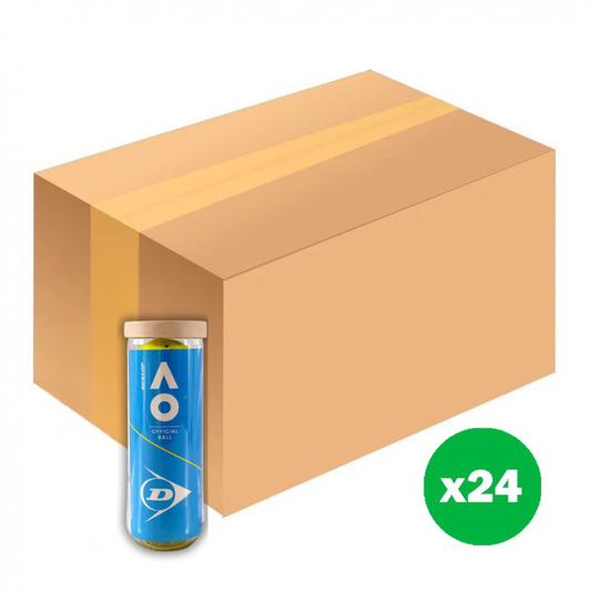 Caja de Pelotas Dunlop Australian Open x3 x24 Und.