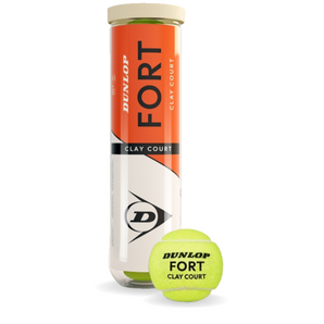 Tarro Pelotas Dunlop Fort Clay Court x4