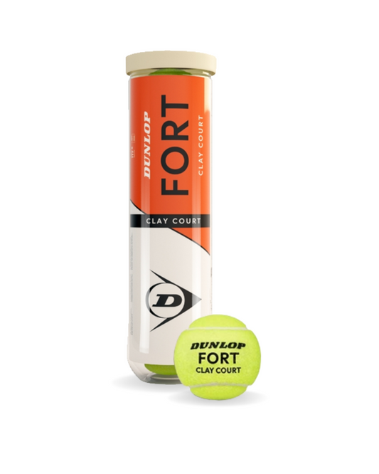 Tarro Pelotas Dunlop Fort Clay Court x4