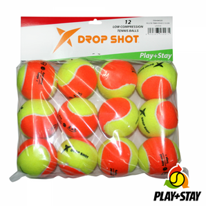 Bolsa 12 pelotas DropShot PLAY & STAY Stage 2