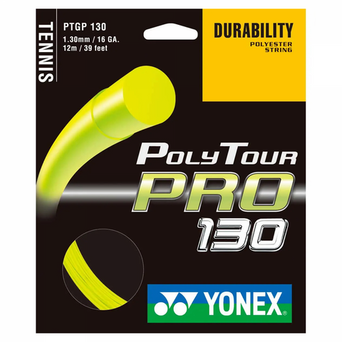 Set Cuerda Yonex Poly Tour Pro 16/1.30mm Amarillo