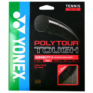 Set Cuerda Yonex Poly Tour Tough 16L/1.25mm Negro